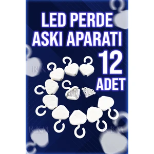 Rkm Store LED Perde Askı Aparatı 12 Adet
