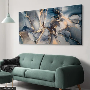 Evine Moda Soyut Sanatsal Tek Parça Kanvas - Canvas Tablo