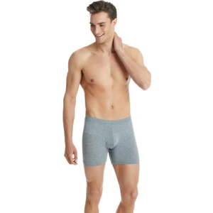 Erkek Modal Elastan Boxer Silver 9313 - Gri Melanj