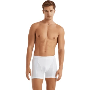 Erkek Pamuk Elastan Boxer Aura 9502 - Beyaz