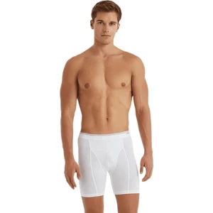 Erkek Retro Pamuk Elastan Boxer 9216 - Beyaz