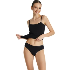 Kadın Slip Aura Satin 1400 - Siyah