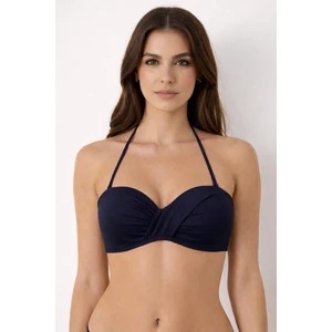 63549 Siyah Straplez Bikini Üstü
