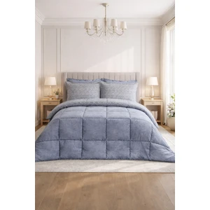 Softly Uyku Seti Çift Kişilik Matilda Mavi