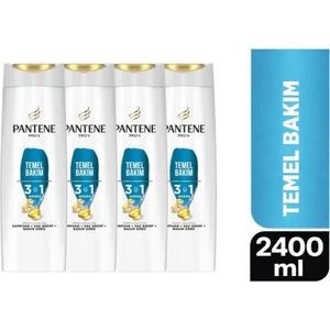 Temel Bakım 3'ü1 Arada Şampuan 600 ml 4'lü