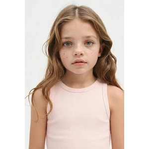 Bisiklet Yaka Basic Düz Atlet Kız Çocuk D9097A825HS