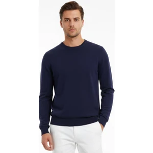 Indigo Bisiklet Yaka Triko Kazak