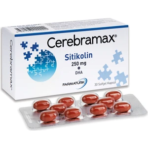 Cerebramax Softjel Kapsül 250 mg Sitikolin & Dha