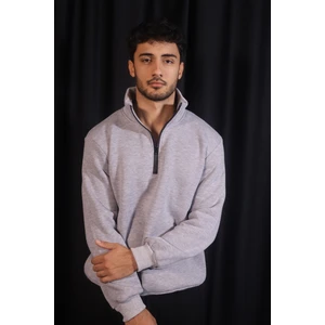 Merins Moda MERİNSMODA URBAN ZIP SWEATSHIRT PREMIUM