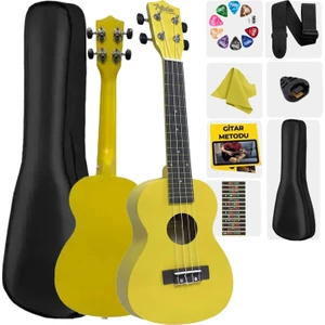 UKX-233YLW Sarı Concert Ukulele