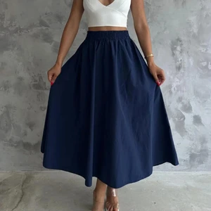 Denikk Trend Paraşüt Kumaş Beli Lastikli Etek