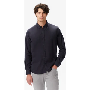 Erkek Siyah Classic Fit Gömlek