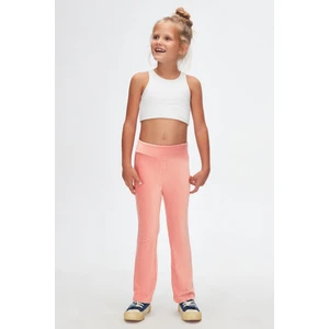 Somon Fitilli Kadife Ispanyol Paça Pantolon