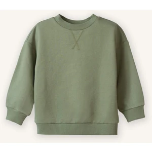 Bisiklet Yaka Basic Düz Sweatshirt Erkek Bebek A7343A526SP