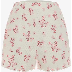 Pembe Blossom Pamuklu Pointel Şort Pijama Altı