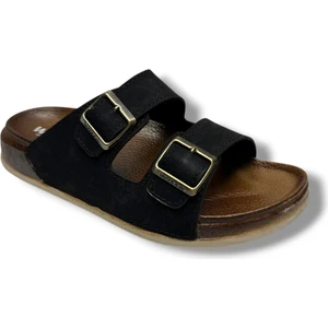 Witta 55201-26 Deri Çift Bant Anatomik Terlik 36-40