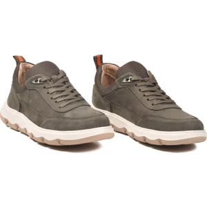 242290 Hakiki Deri Antrasit Nubuk Erkek Günlük Ayakkabı