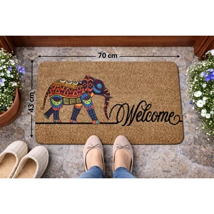 Fil Desenli Kapı Önü ve Iç Mekan Paspası