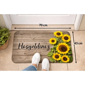 Ayçiçeği Desenli Kapı Önü ve Iç Mekan Paspası