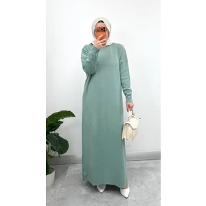 Pike Örgülü Triko Elbise