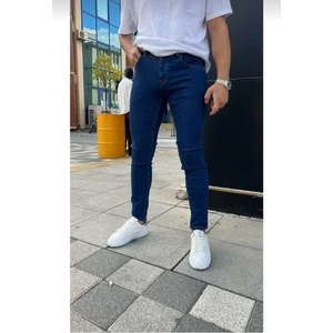 Erkek Boru Paça  Likralı Kot Pantolon