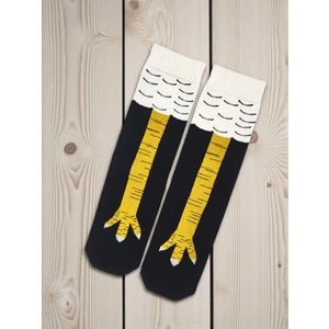Tavuk Bacağı Desenli Renkli Çorap