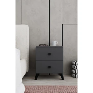 Arel 2 Çekmeceli Komodin - Antrasit