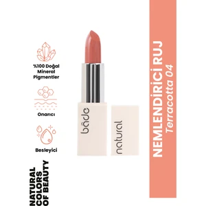 Bade Natural Nemlendirici Ruj Terracotta 04 %100 Doğal