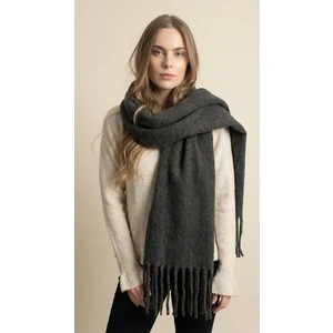 Ithal Puffy Oversize Kadın Atkı Şal - Gri