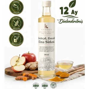 ZENCEFILLI-ZERDEÇALLI-ELMA-250 ml (12 Ay Dinlendirilmiş)