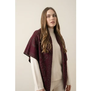 Kadın Üçgen Desenli Çift Yönlü Triko Şal