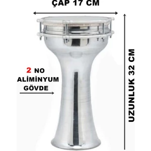 Alüminyum Darbuka 2 No
