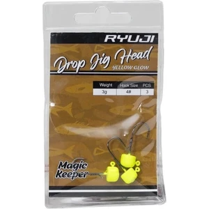 Ryuji Yellow Glow Drop Jig Head