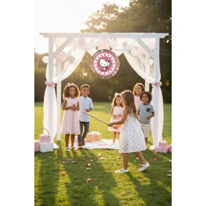 Cadde Süs Hello Kitty Temalı Pinyata ve Sopası