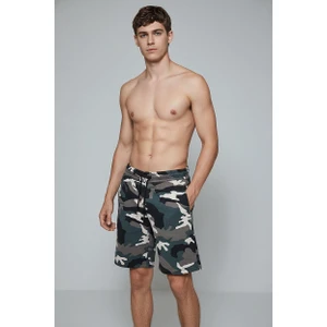 Kamuflaj Bej Erkek Regular Fit Şort 4842