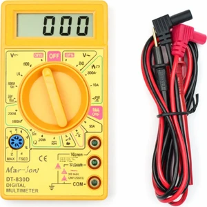 DT830D Buzzerlı Ölçü Aleti Sarı