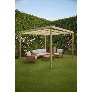 Ahşap Pergole Tente Çardak 250X250 cm