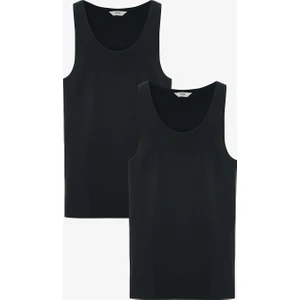 Siyah Erkek Regular Black 2li Atlet