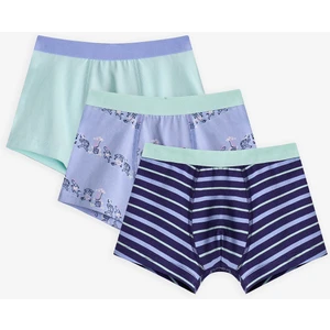 Mavi Erkek Çocuk Runner 3'lü Boxer