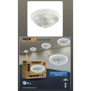 360 Derece SENSÖRLÜ TAVAN ARMATÜRÜ PLASTİK MODELİ