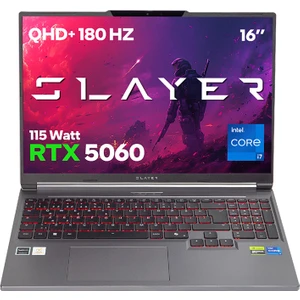 Game Garaj Slayer X7t 5060 C3 İntel Core İ7 14650Hx 32Gb Ram 2Tb Ssd Rtx5060 16 Qhd 180Hz İps Freedos Gaming Laptop kullanıcı yorumları ve incelemeleri