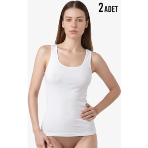 Kadın Atlet 2'li Paket Essential 1590 - Beyaz