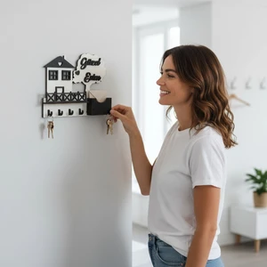 Güzel Evim Anahtarlık Askısı