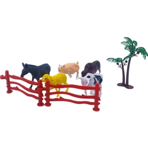 Oyuncak Pvc Mini Çiftlik Hayvanları Eğitici Set 2038