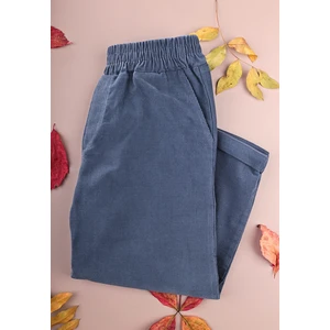Kadife Pantolon 4-12 Yaş Lacivert