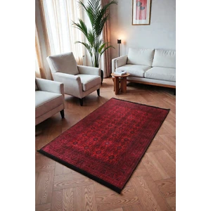 Bordo Otantik Desenli Bambu Kilim | 1008