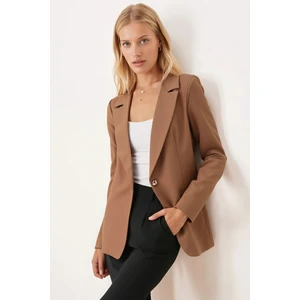 Kadın Camel Tek Düğmeli Ceket ARM-20K001020