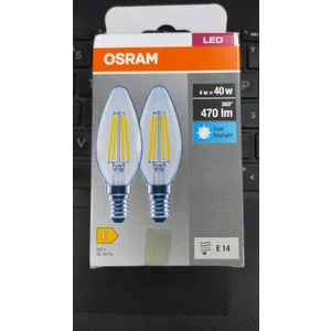 Value Clb 4W 40W 2'li Beyaz Rustik Ampul E14 Duy