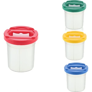 Renkli Suluboya Su Kabı 2 Adet