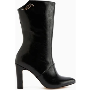 Aria Siyah Topuklu Kadın Çizme